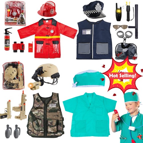 Kids fireman soilder costume - fireman,