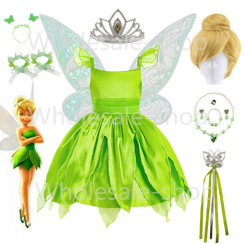 Girls green fairy pixie - girls,