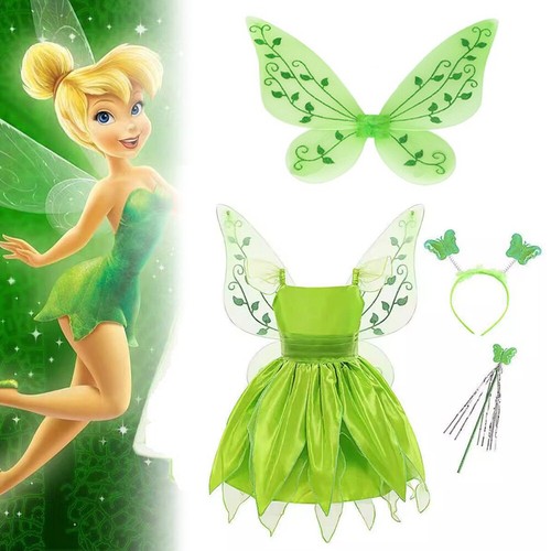 Girls green fairy pixie - girls,