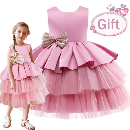 Flower girls bridesmaid dress - flower,