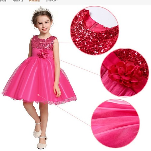 Kids baby flower - baby, sequins