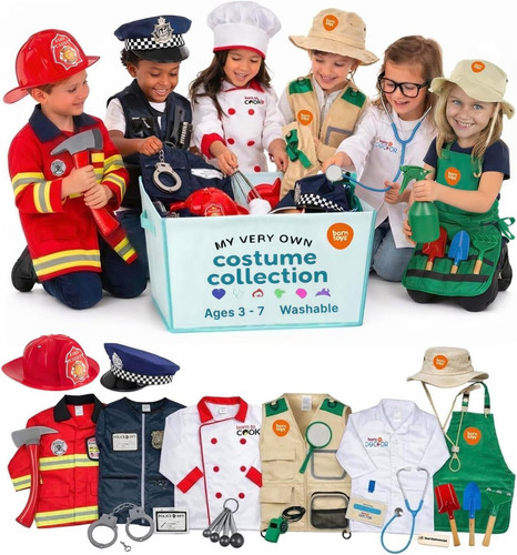 Kids dress up clothes - 6-in-1,