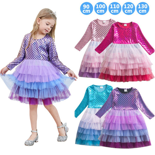Kids girls mermaid - tutu, dress