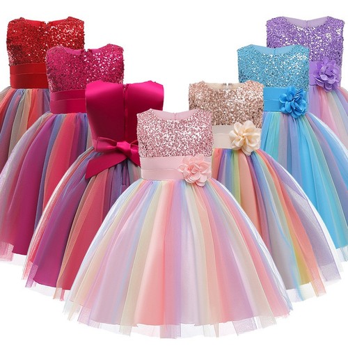 Girl bridesmaid dress kids - dress,