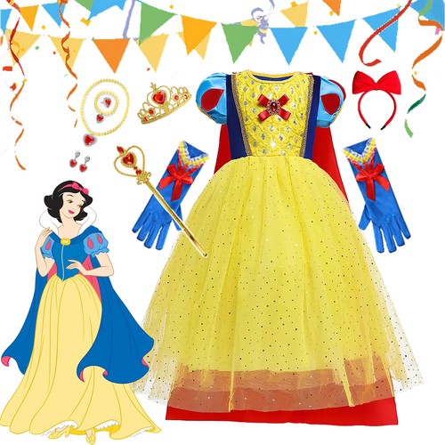 Girls princess snow - snow, white