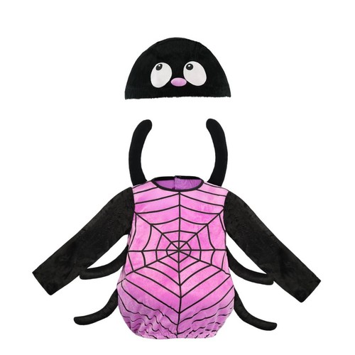 Kids pink spider costume - kids,