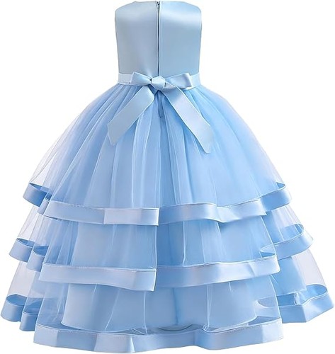 Girls sky blue sleeveless - blue,