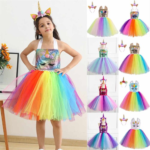 Kids unicorn fancy dress up - dress,