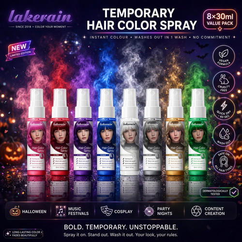 Temporary hair colour spray - hair,